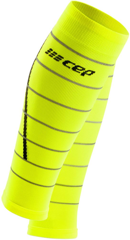 Cep Reflective Calf Sleeves - Neon Yellow
