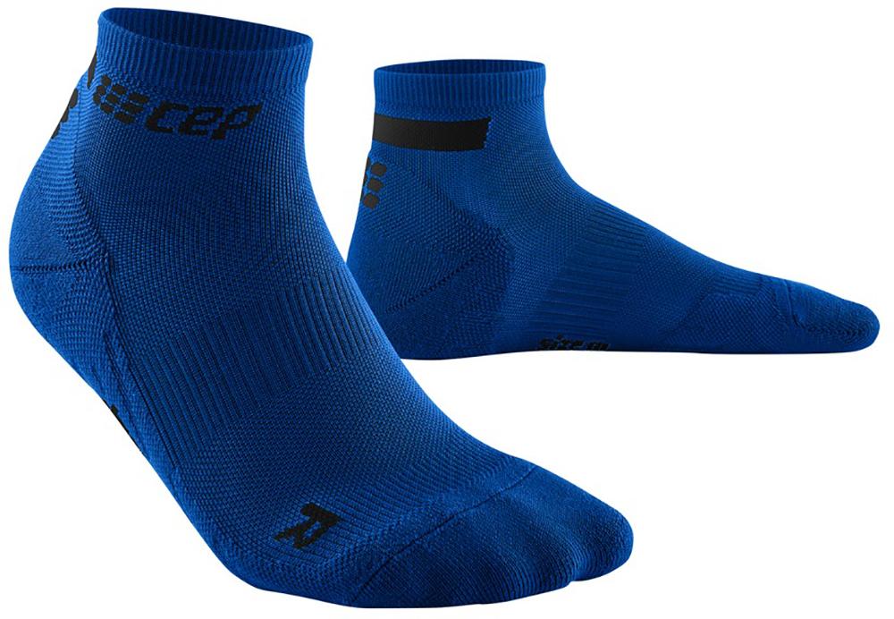 Cep Run Compression Low Cut Socks - Blue