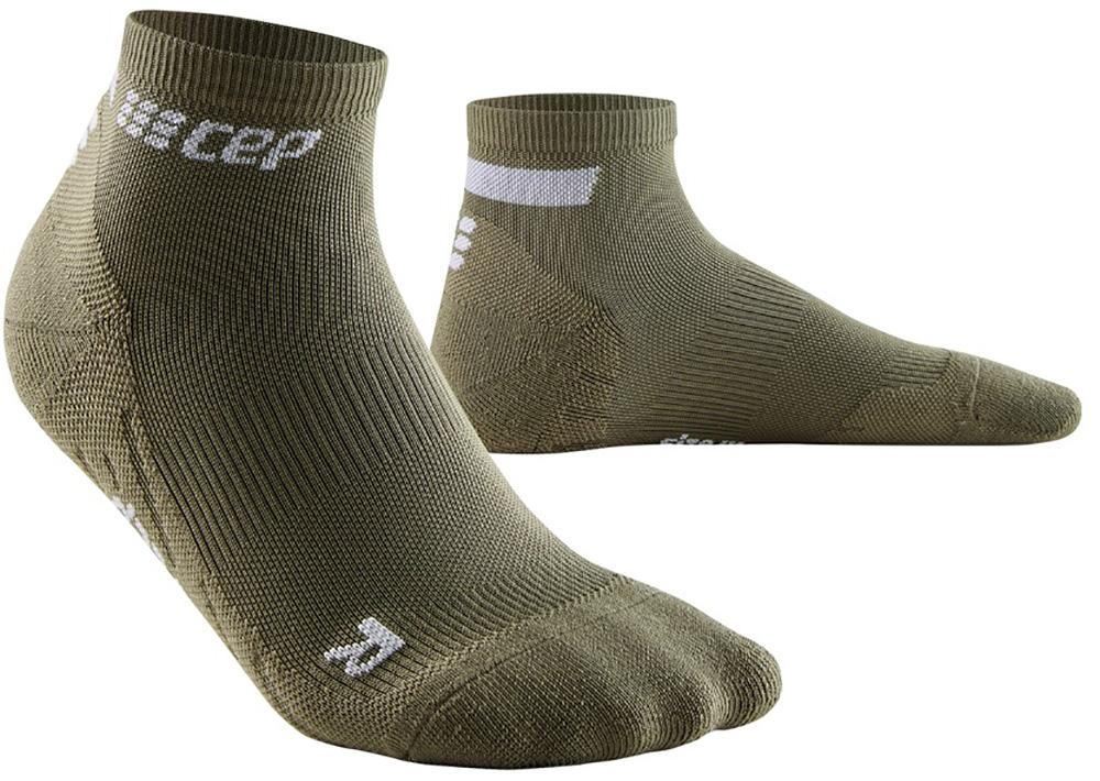 Cep Run Compression Low Cut Socks - Olive