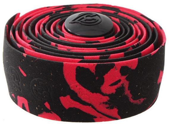 Cinelli Macro Splash Cork Bar Tape - Red/black