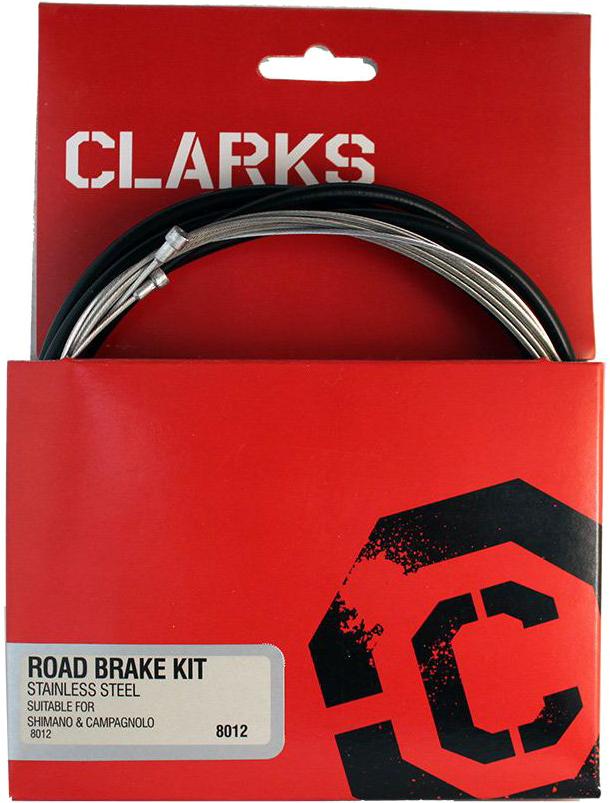 Clarks Universal Front And Rear Brake Cable Kit - Black