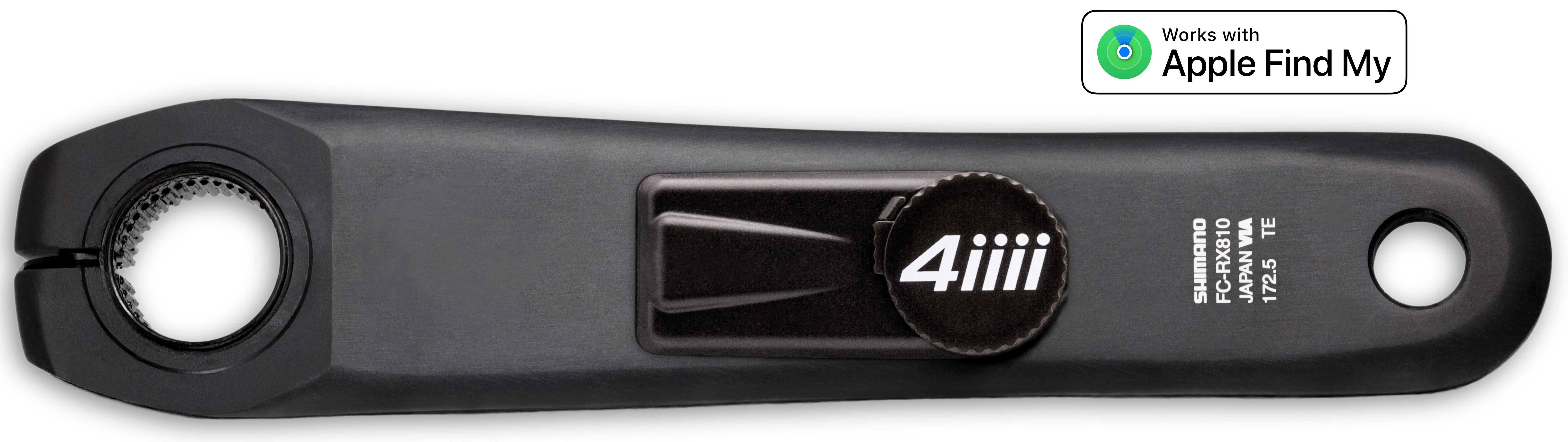 4iiii Shimano Grx Rx8100 Precision 3+ Powermeter (non Drive Side) - Black