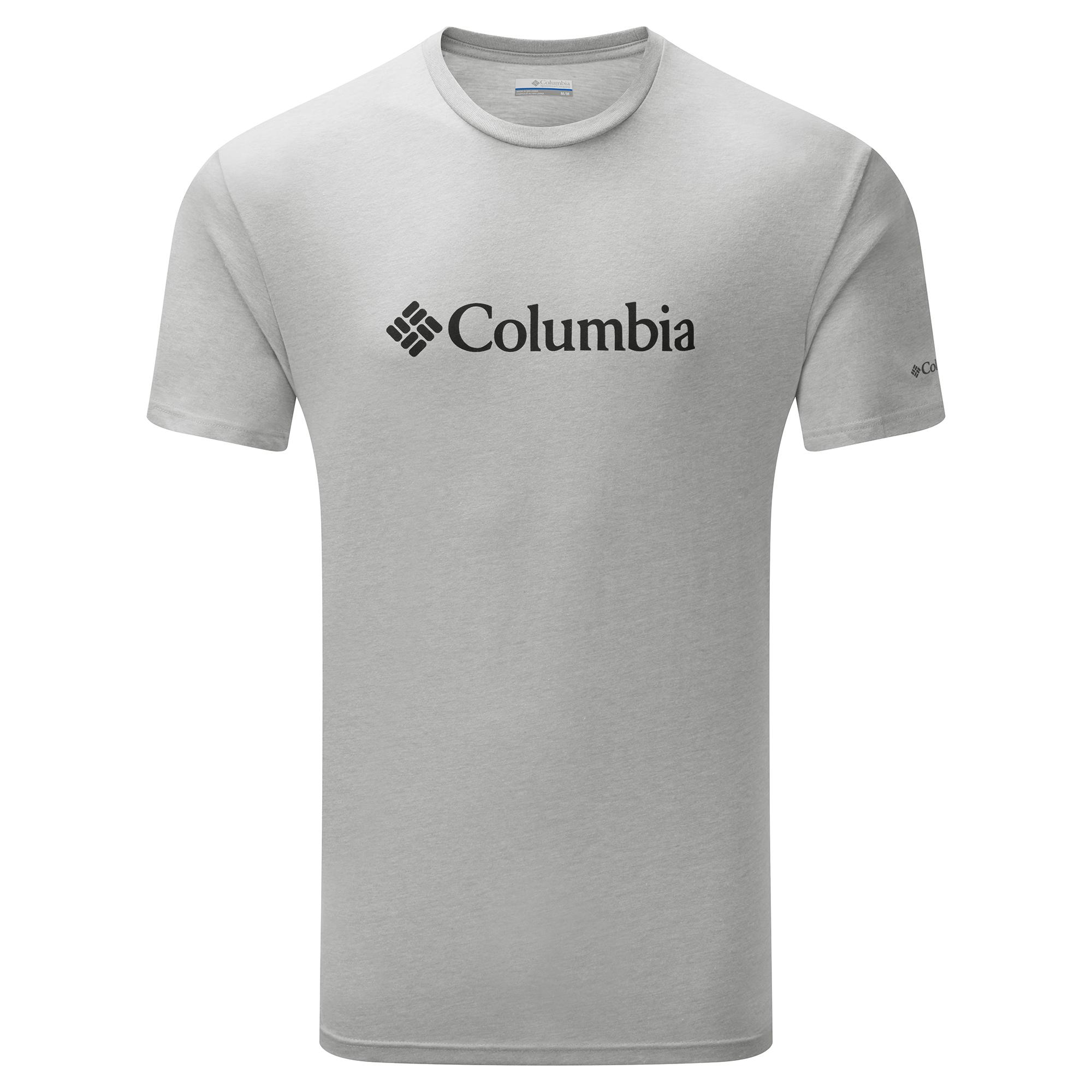 Columbia Csc Basic Logo Short Sleeve T-shirt - Columbia Grey/heather