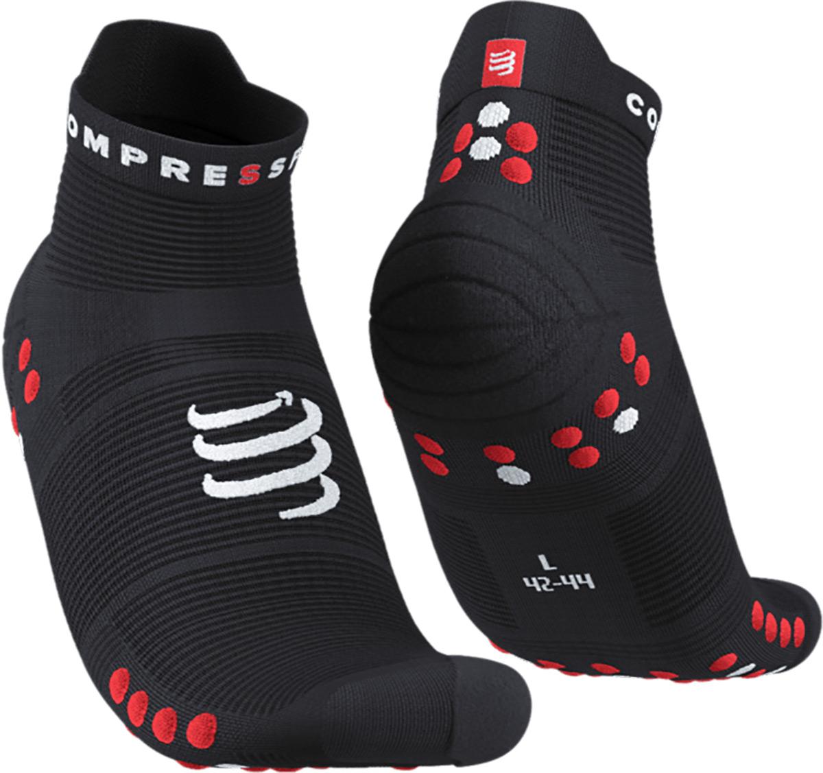 Compressport Pro Racing Sock V4.0 Run Low Sock - Black