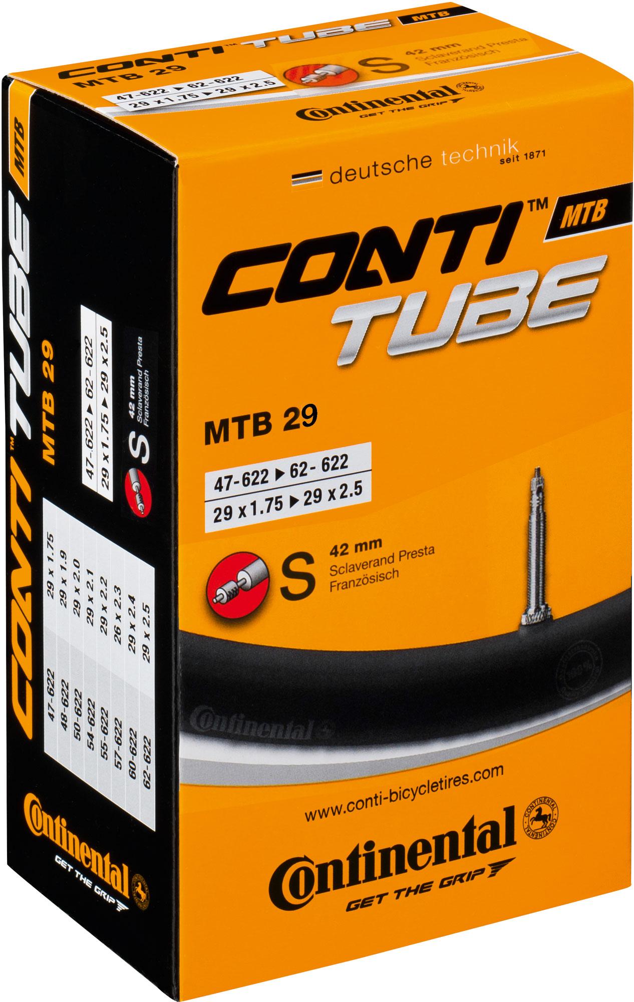Continental Quality 29er Mtb Inner Tube - Black