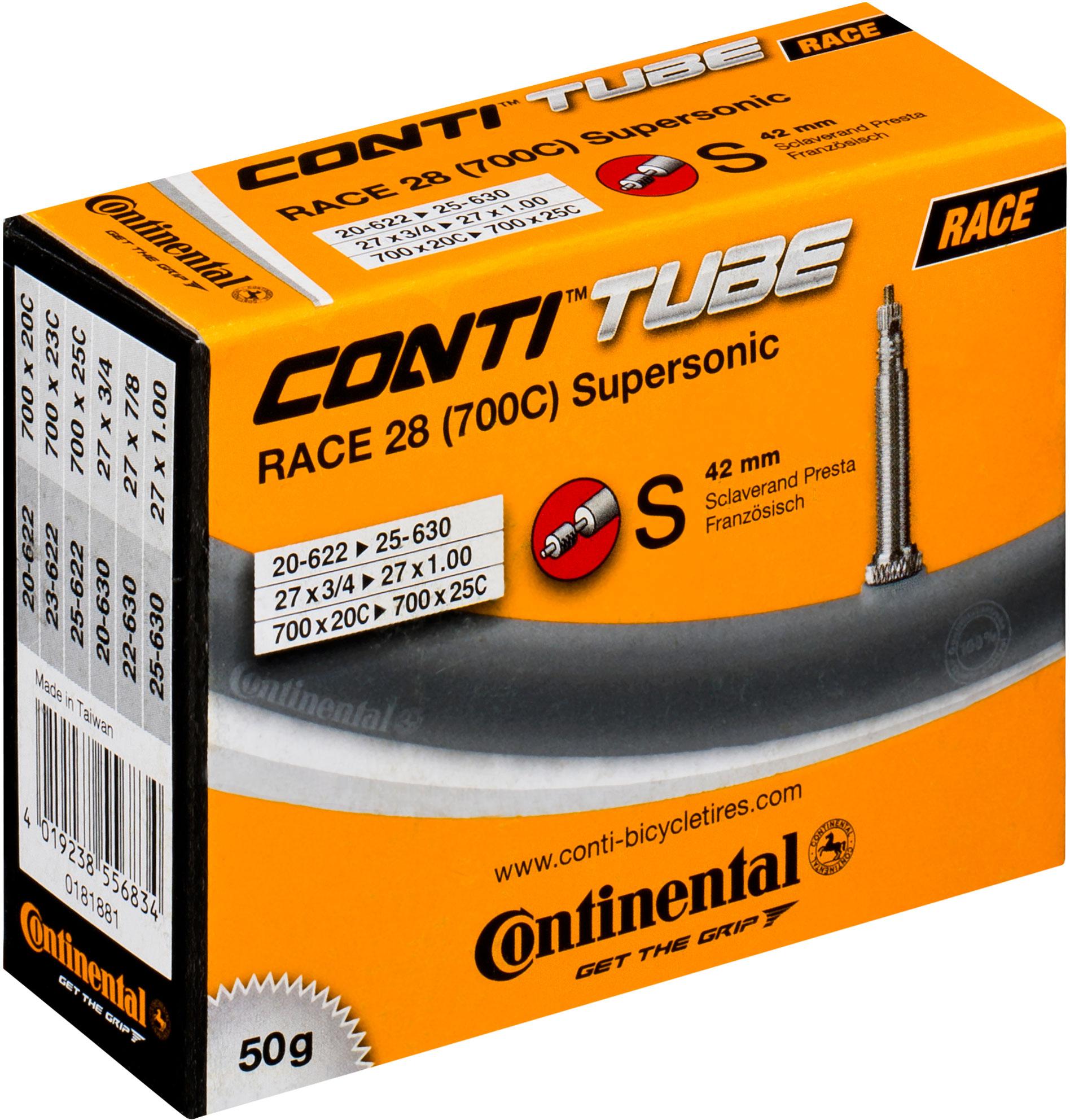 Continental Supersonic Road Inner Tube - Black