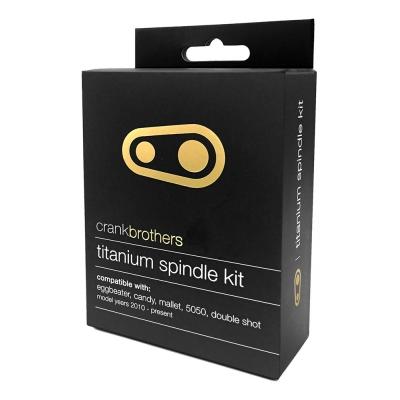 Crankbrothers Pedal Upgrade Kit - Ti Spindle - Gold