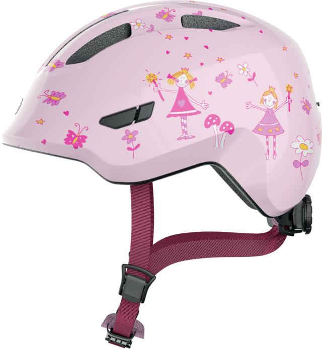 Abus Kids Smiley 3.0 Cycling Helmet - Rose Princess