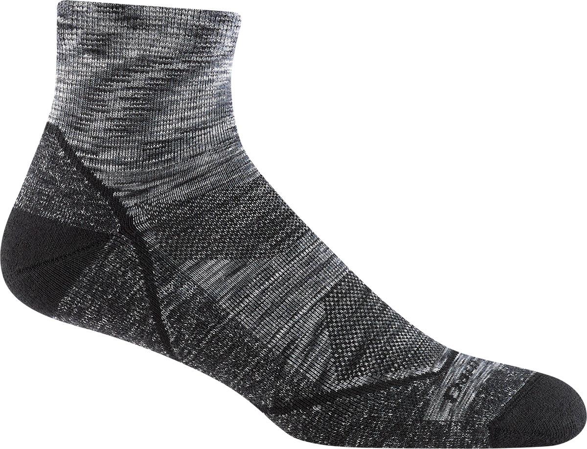 Darn Tough Light Hiker Quarter Socks With Cushion - Space Gray