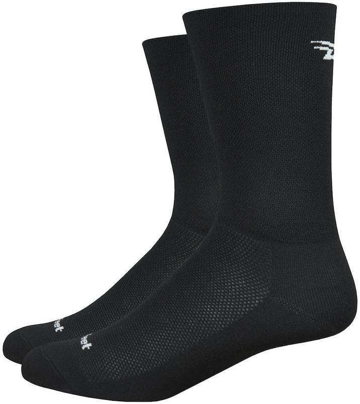 Defeet Aireator D-logo Double Cuff Socks - Black