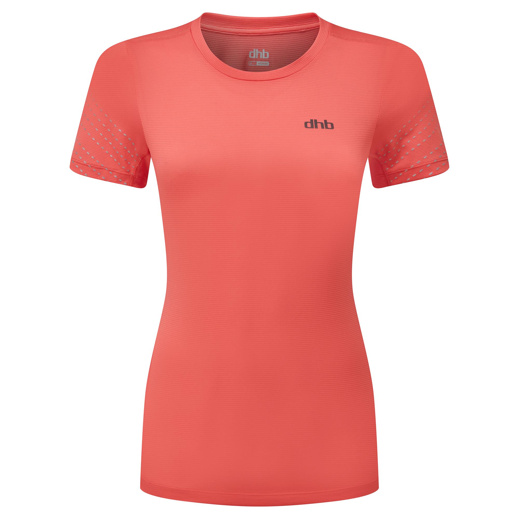 Dhb Aeron Flt Womens  Short Sleeve Run Top - Pink