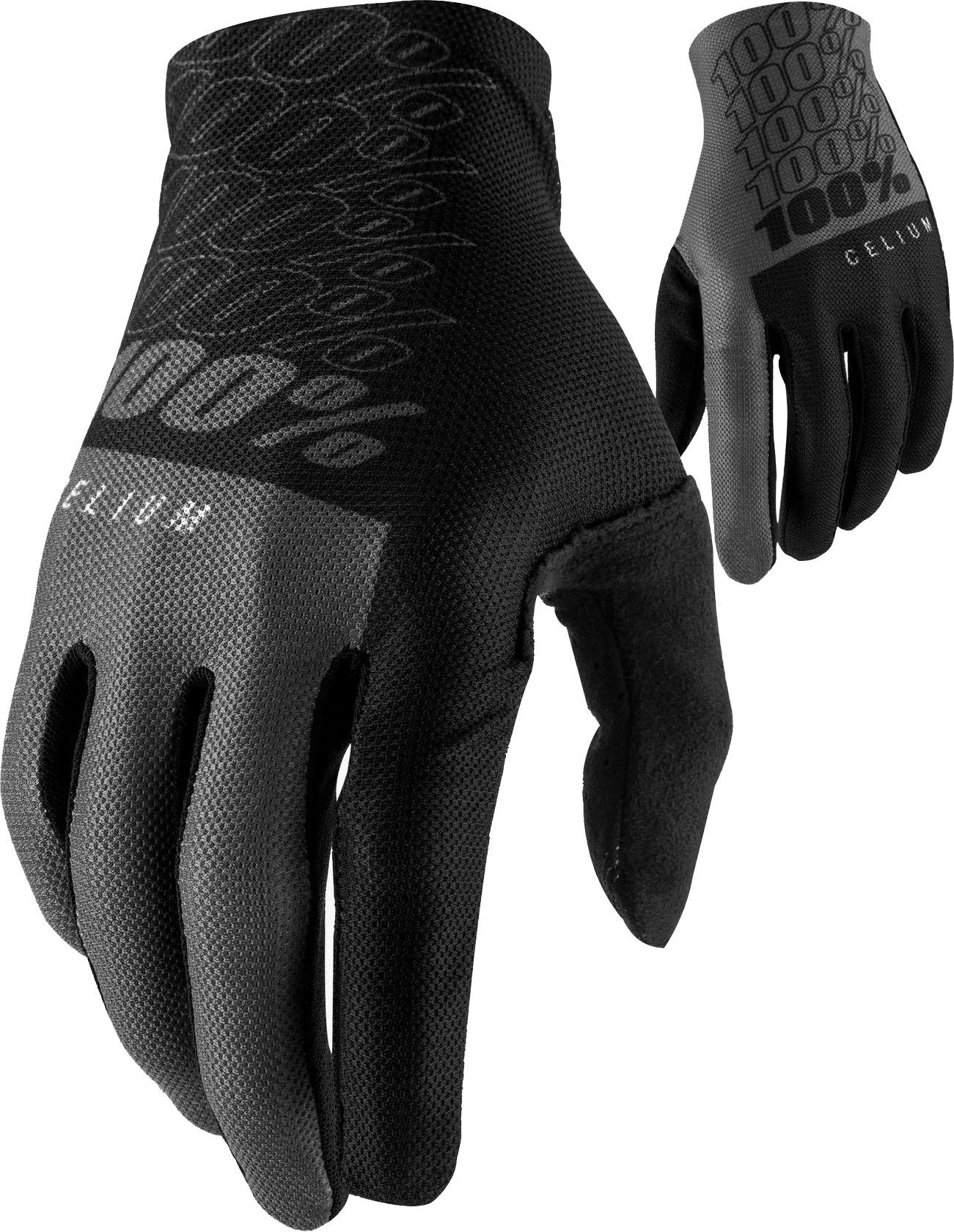 100% Celium Glove - Black/grey