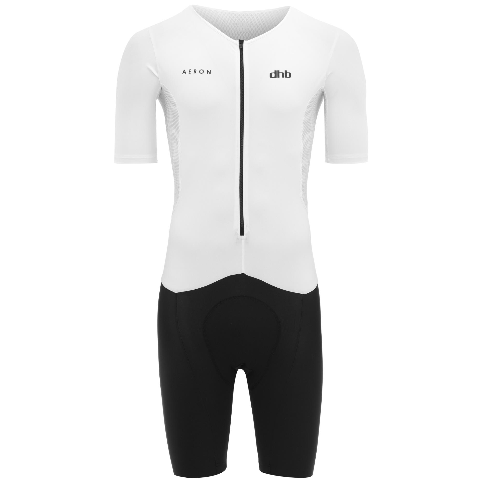 Dhb Aeron Mens Short Sleeve Tri Suit 2.0 - Black/white