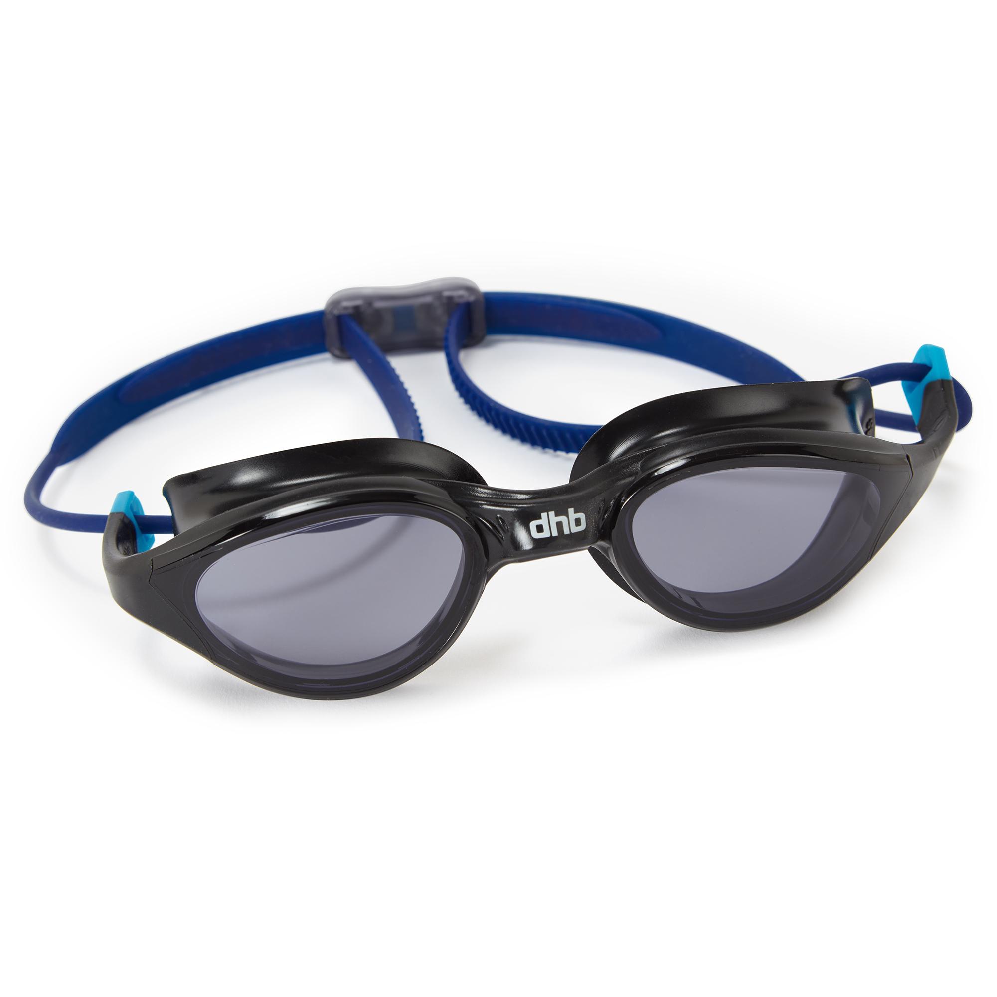 Dhb Aeron Swim Goggles - Clear Lens - Black/blue