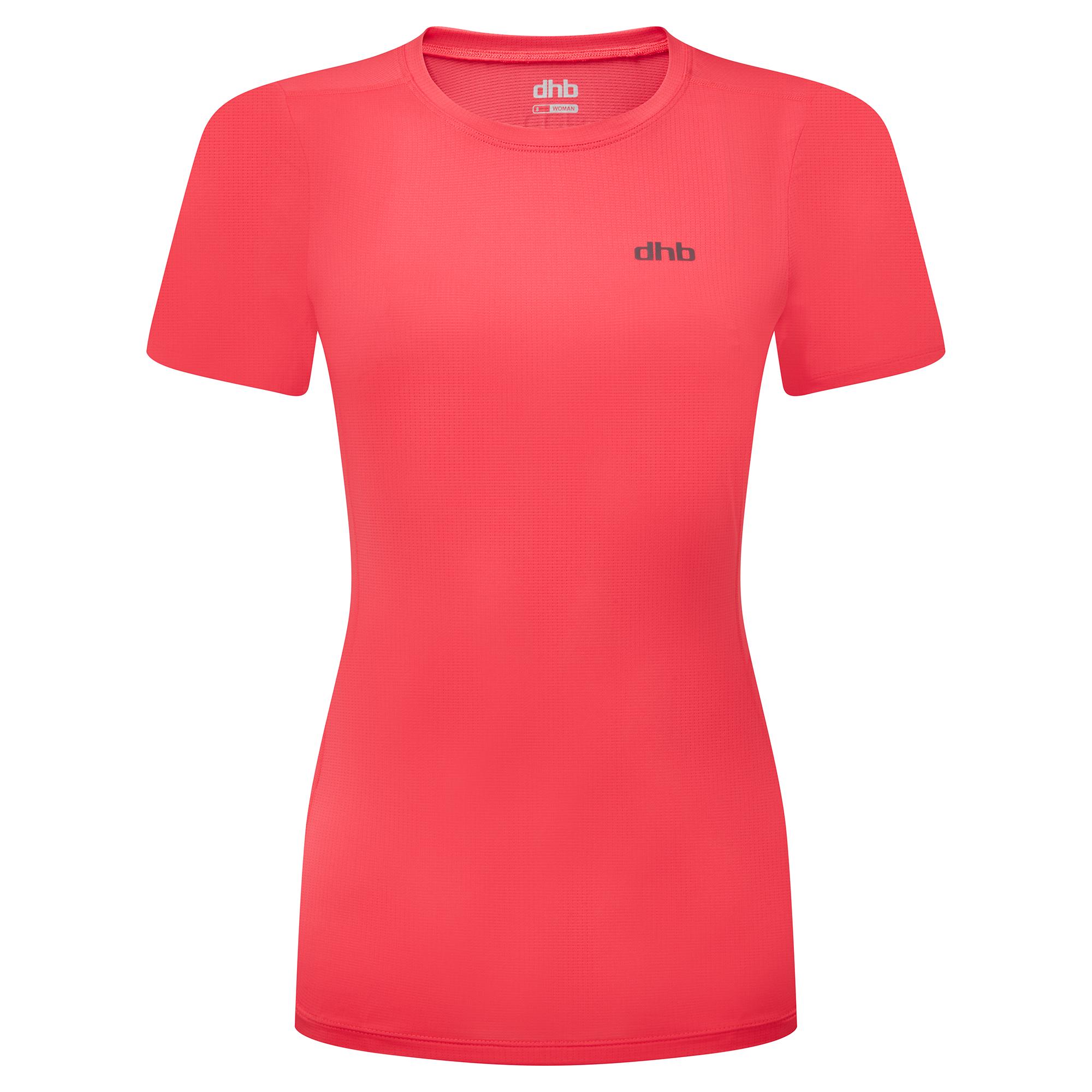 Dhb Aeron Ultra Womens Run Short Sleeve Top - Pink