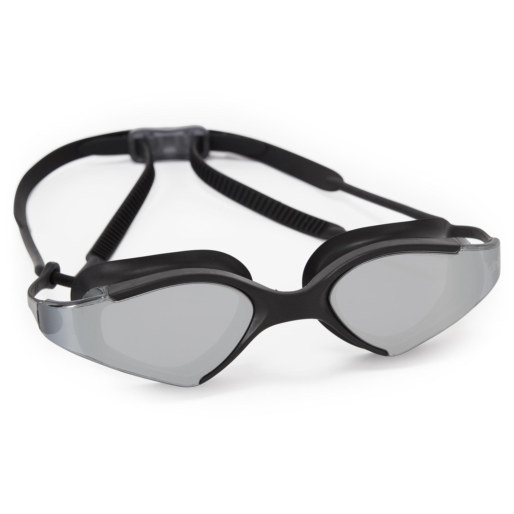 Dhb Aeron Uv Swim Goggles - Mirror Lens - Black