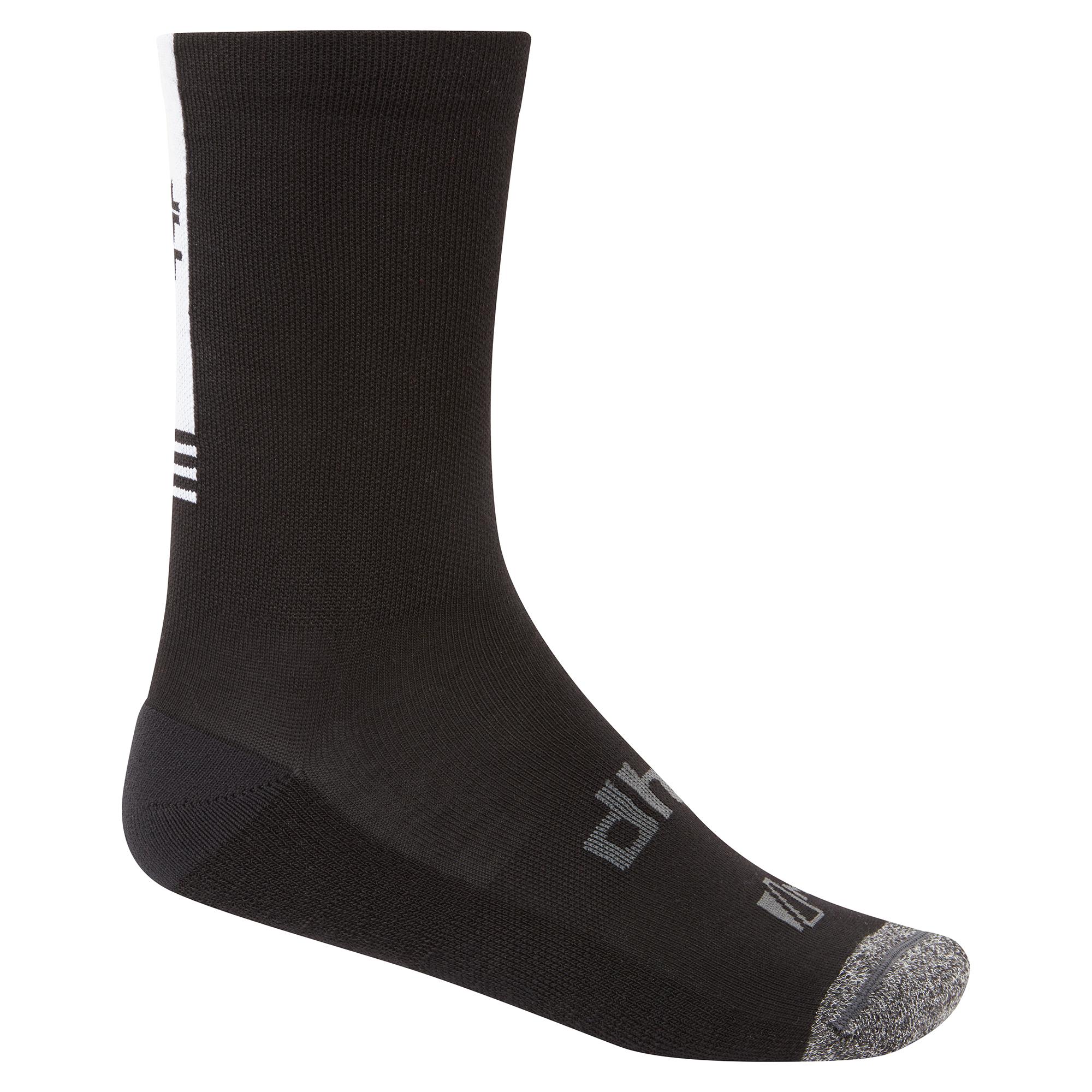Dhb Aeron Winter Weight Merino Sock 2.0 - Black/white
