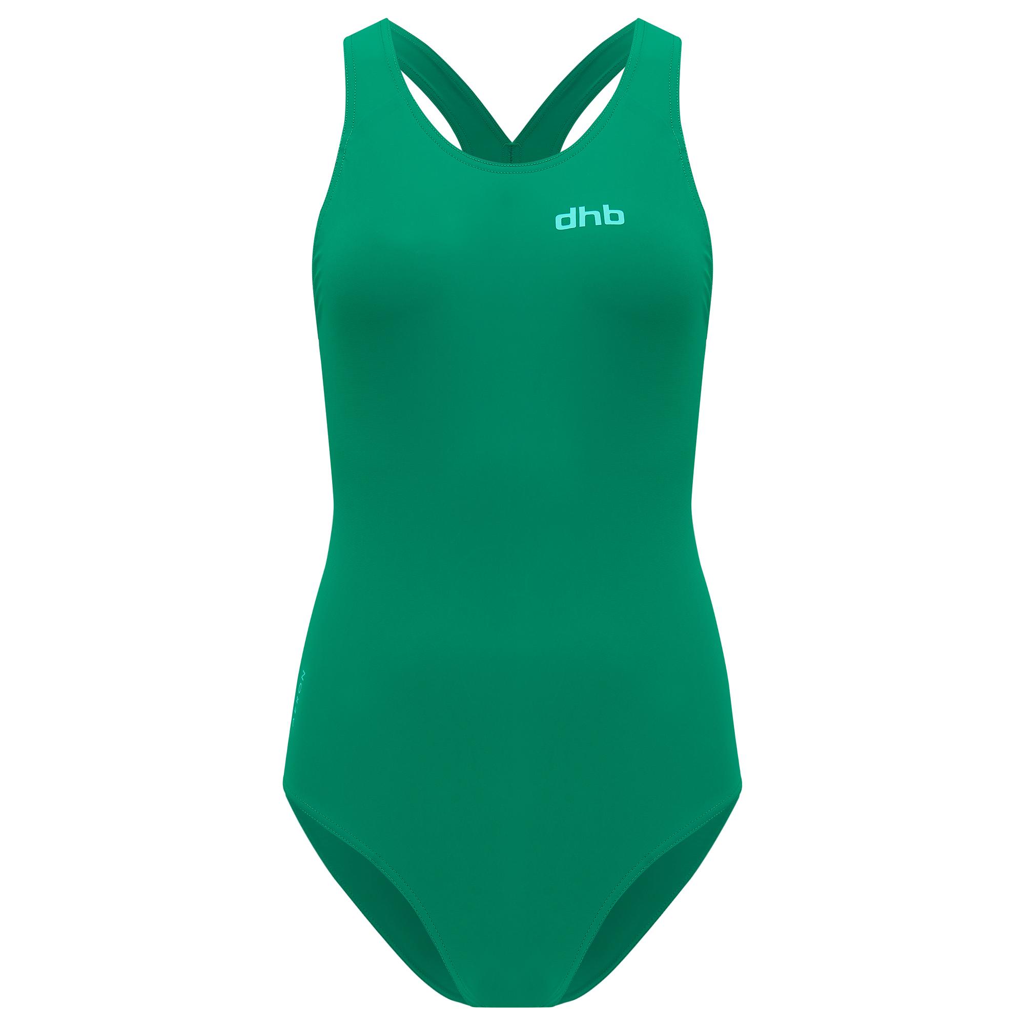 Dhb Aeron Womens Swimsuit - Green