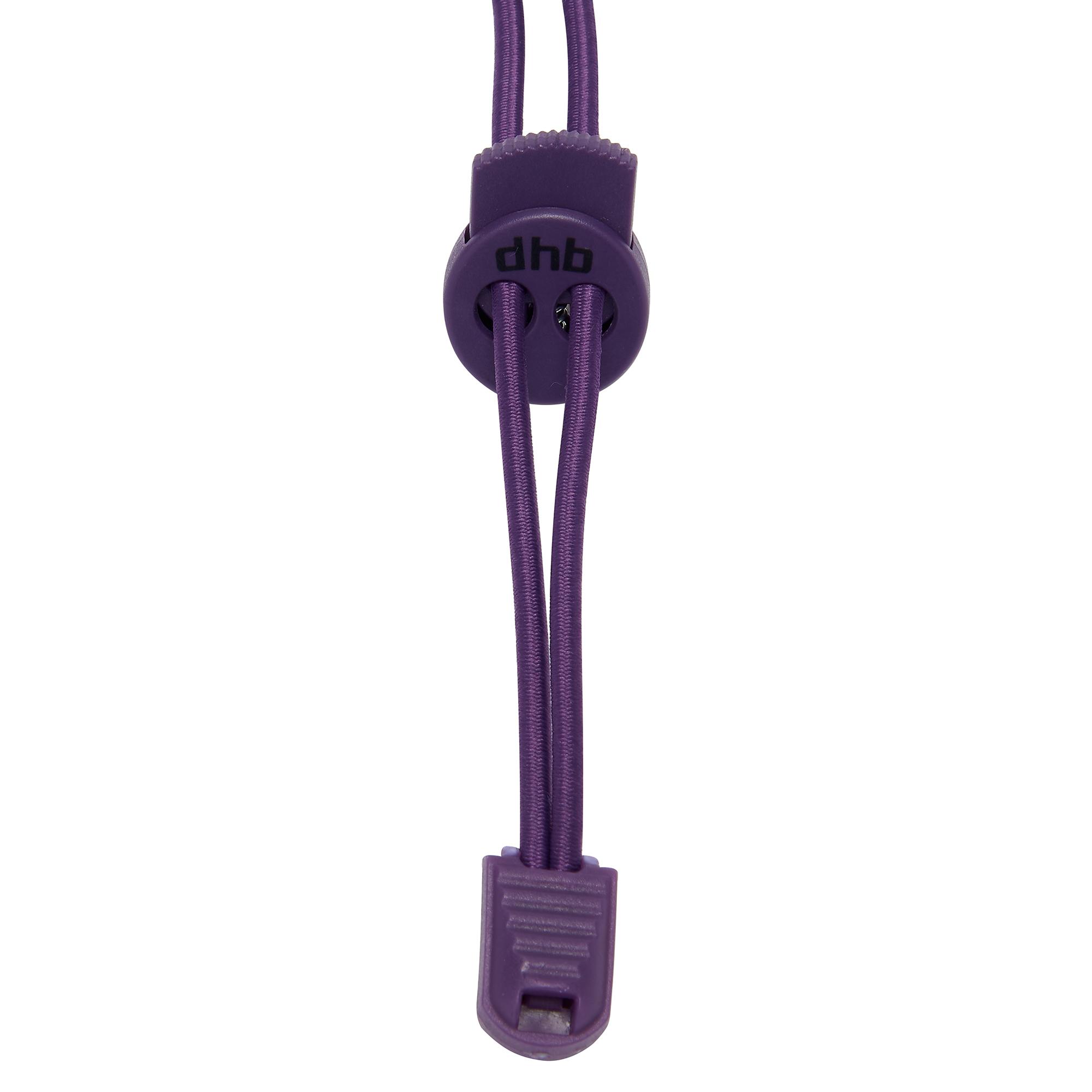 Dhb Elastic Bobble Laces - Purple