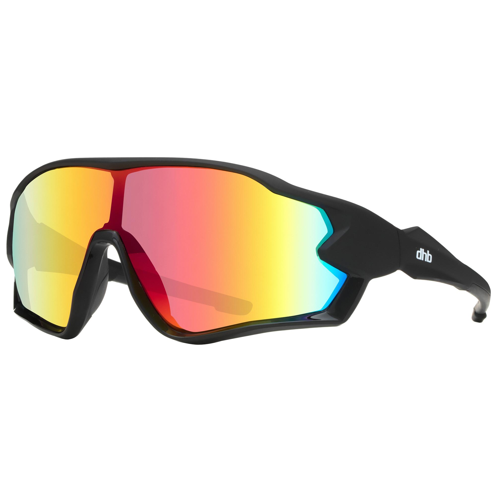 Dhb Fractal Revo Lens Sunglasses - Matte Black/black