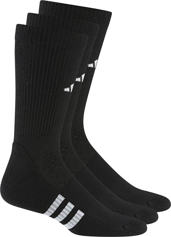 Adidas Performance Cushion Crew 3p Socks - Black/black/black
