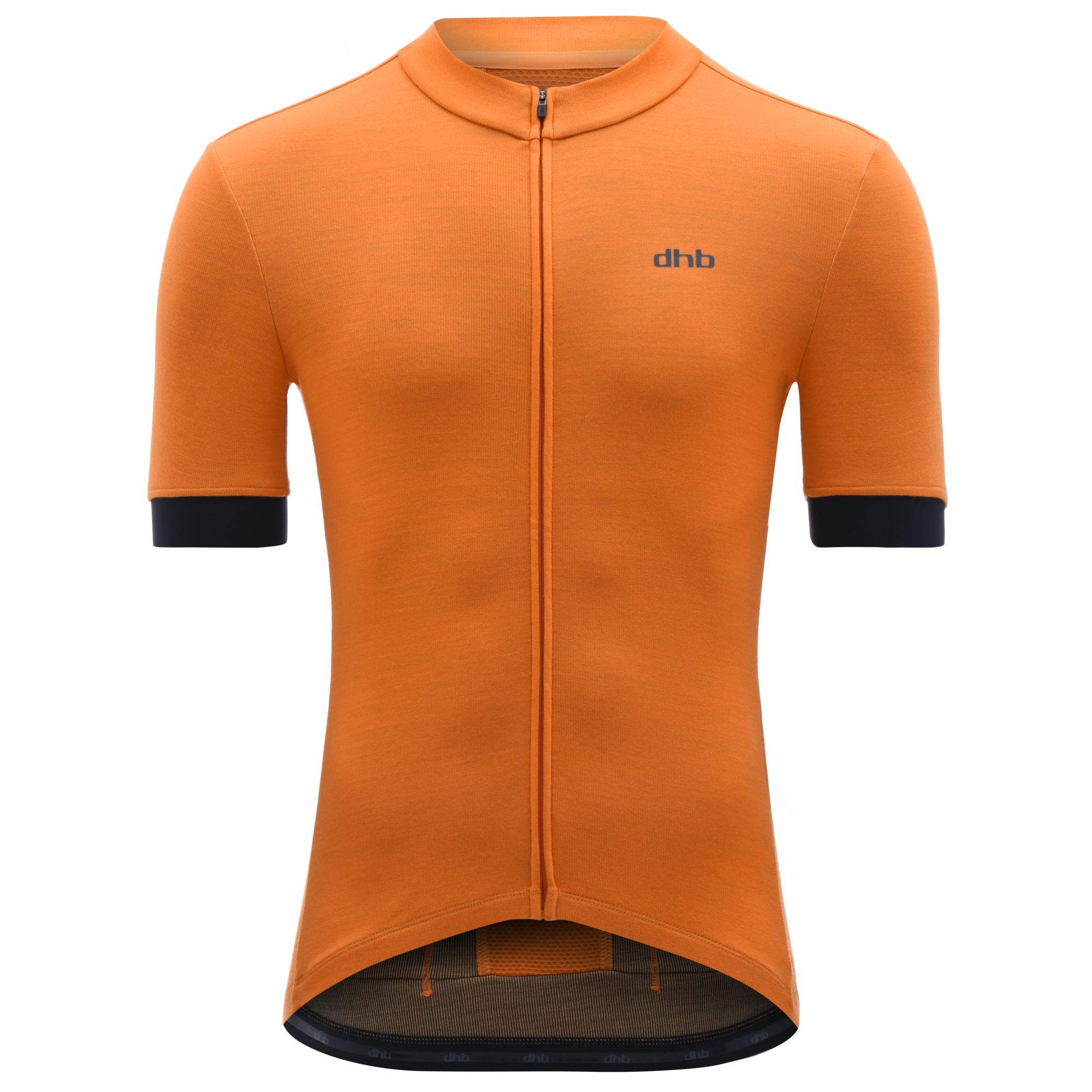 Dhb Merino Short Sleeve Jersey - Orange
