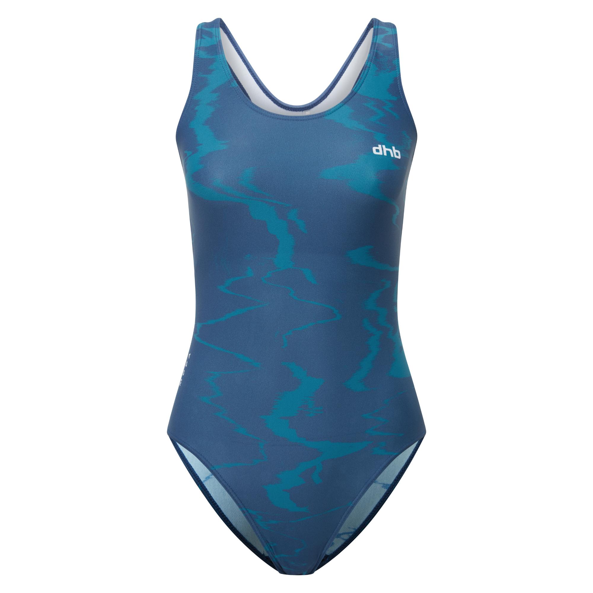 Dhb Moda Womens Muscleback Swimsuit (aurelia) - Ink Blue