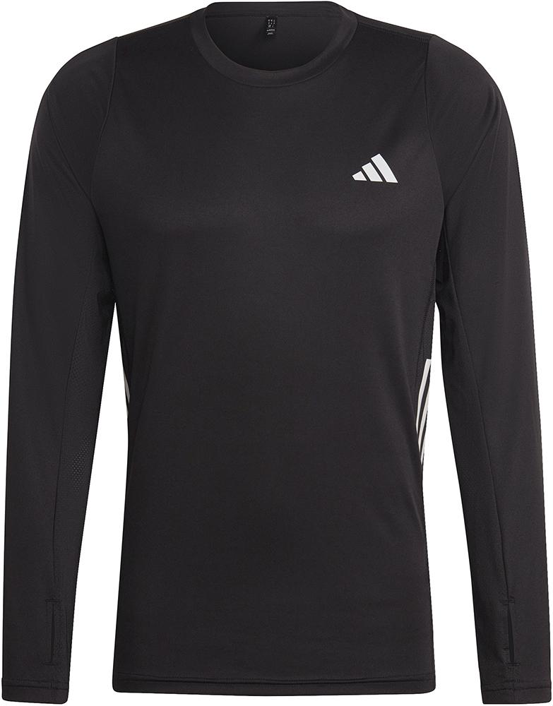Adidas Run Icons Long Sleeve Top - Black
