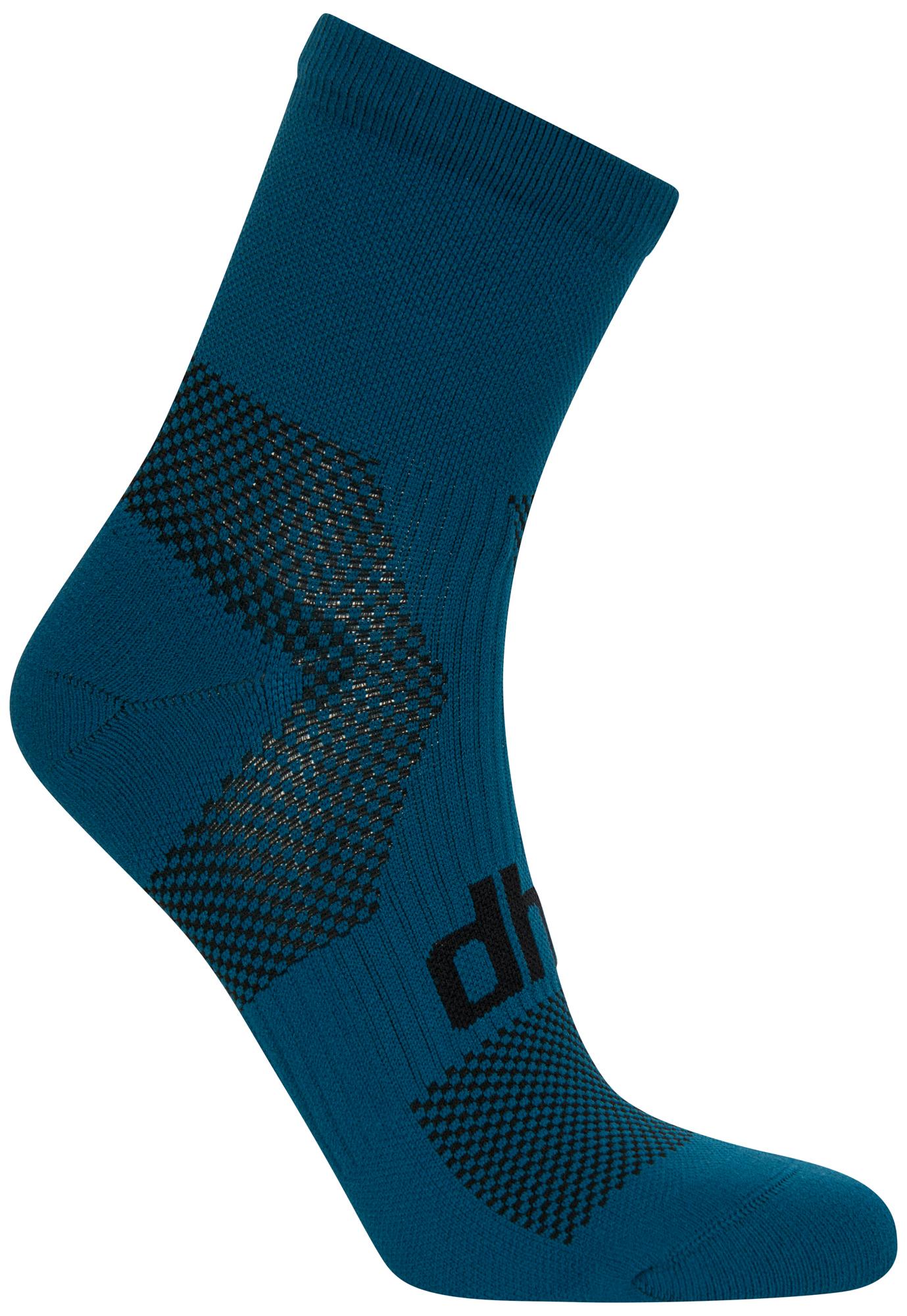 Dhb Quarter Cut Running Sock - Blue