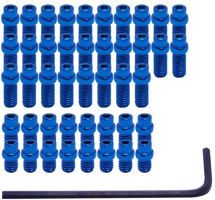 Dmr Flip Pin Set For Vault Pedals - Blue