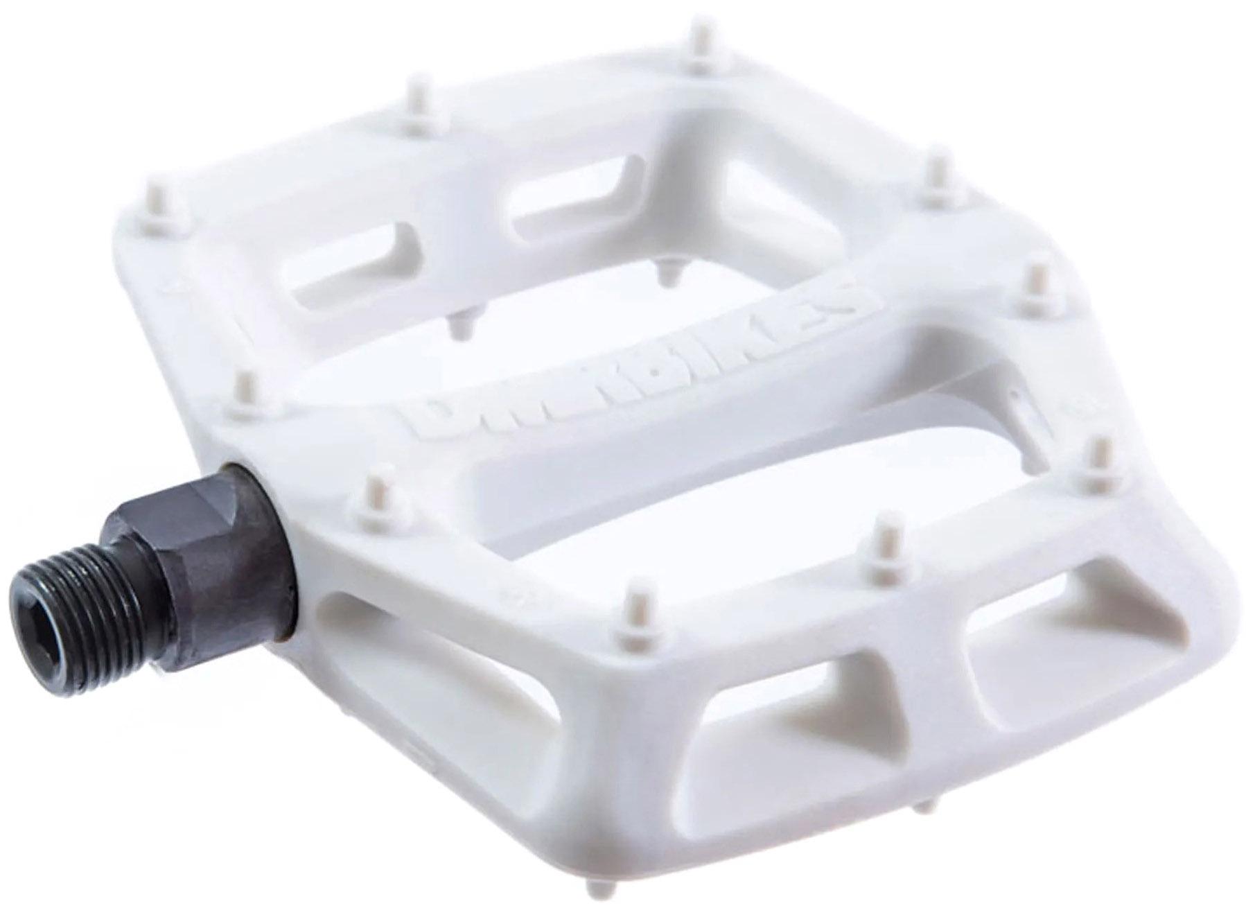 Dmr V6 Plastic Flat Pedals - White