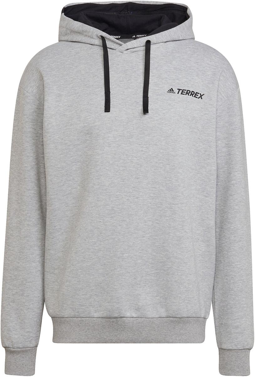 Adidas Terrex Logo Graphic Hoodie - Medium Grey Heather