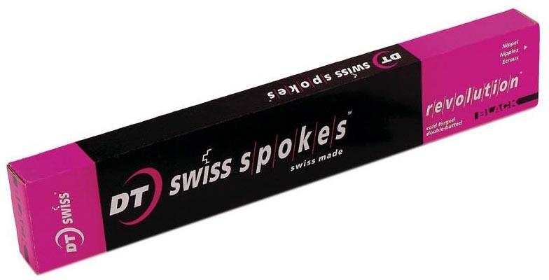 Dt Swiss Revolution Db Black Spokes - 18 Pack