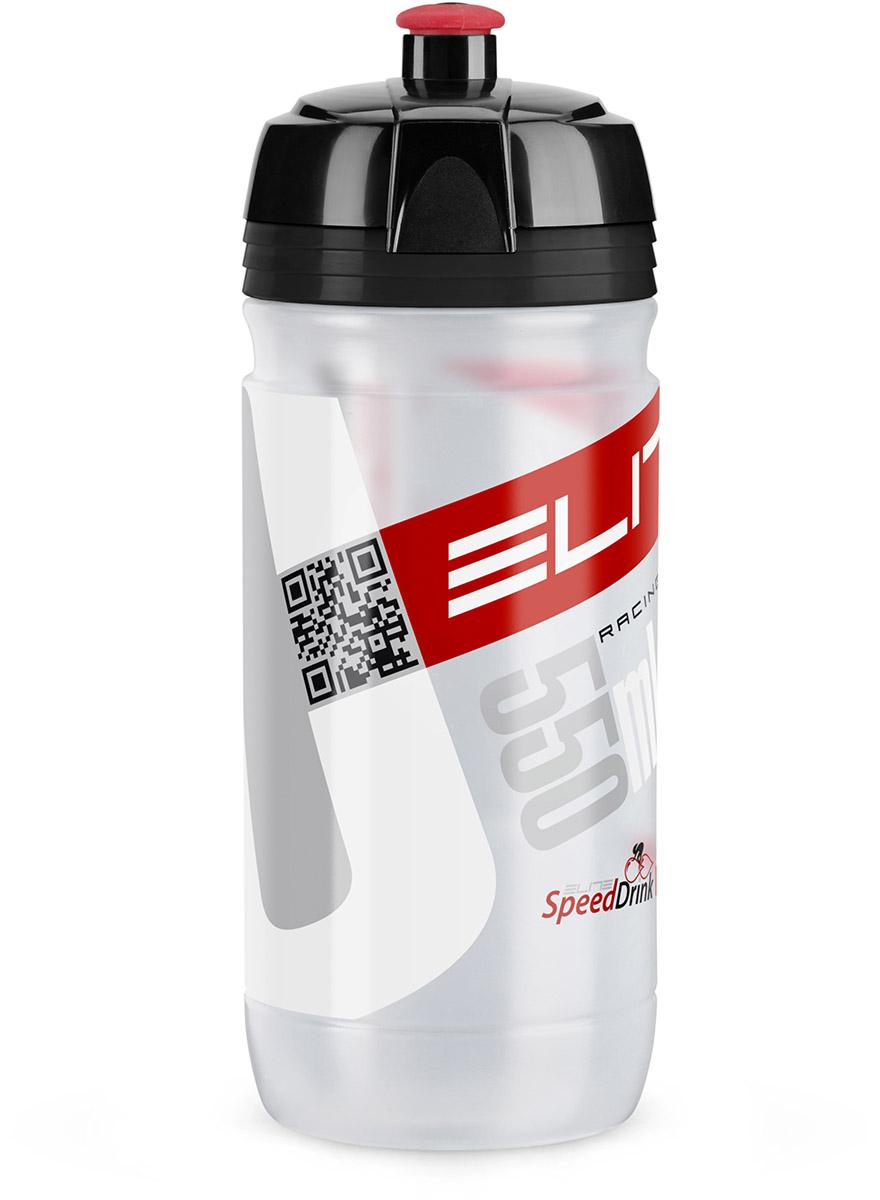 Elite Corsa 550ml Bottle - Clear/red