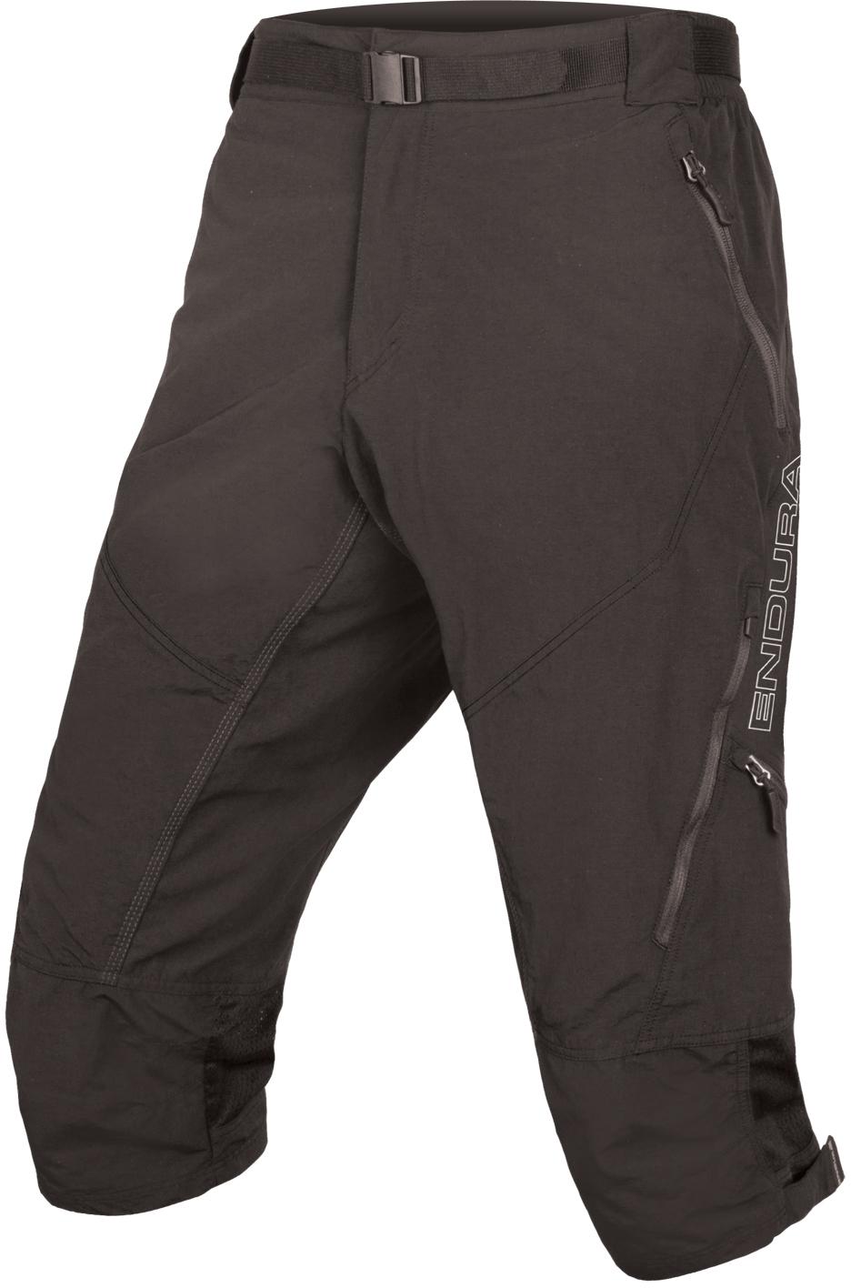 Endura  Hummvee Ii 3/4 Length Baggy Shorts - Black