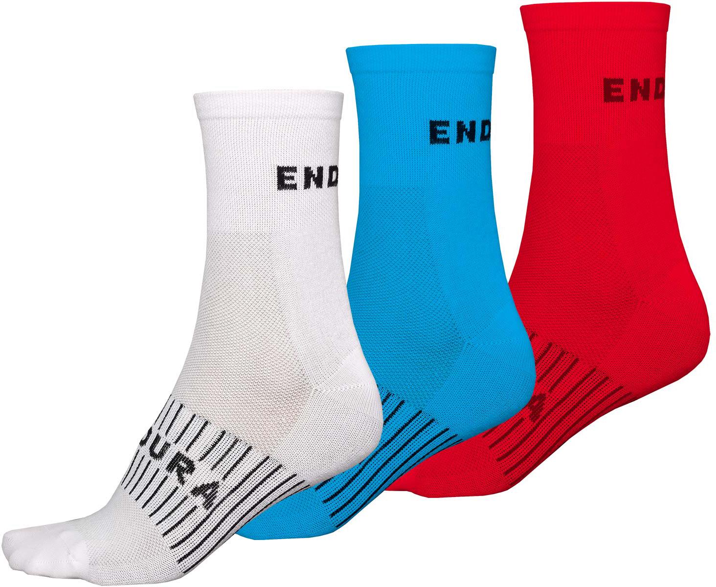 Endura Coolmax Race Socks (3-pack) - Multi