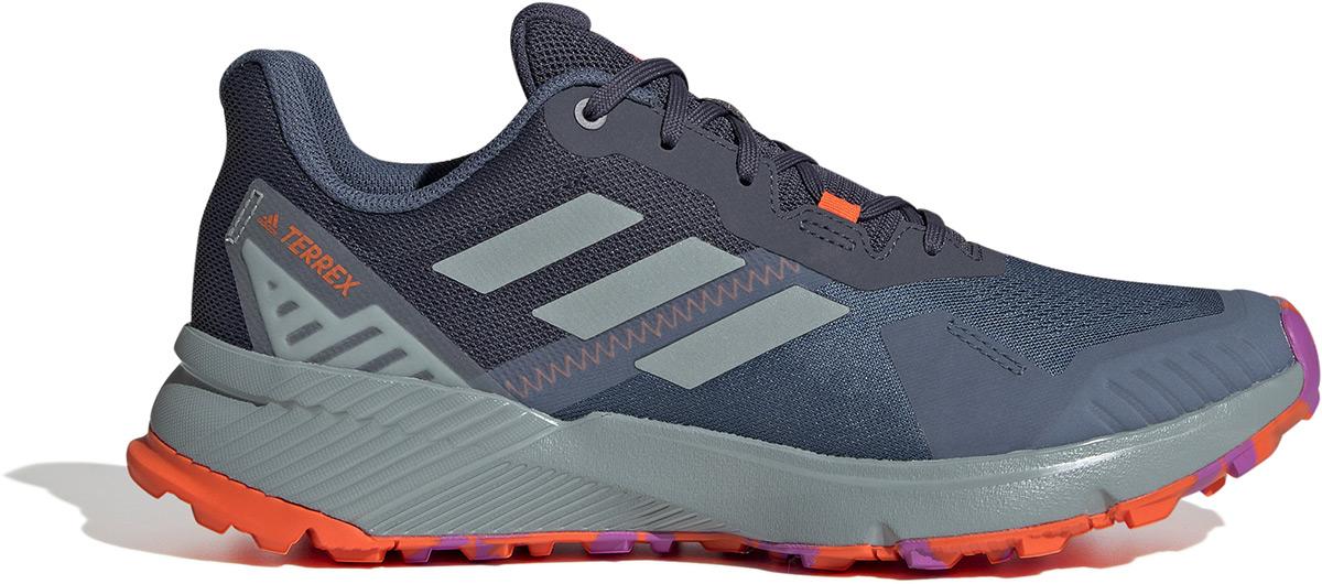 Adidas Terrex Soulstride Trail Running Shoes - Wonder Steel/magic Grey Met/impact Orange
