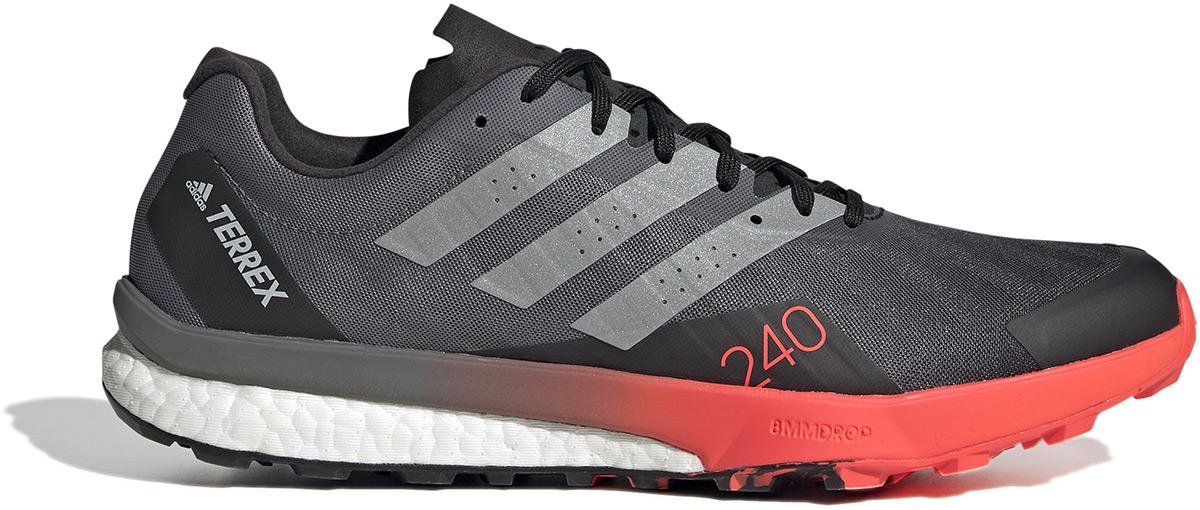 Adidas Terrex Speed Ultra Trail Running Shoes - Core Black/matte Silver/solar Red