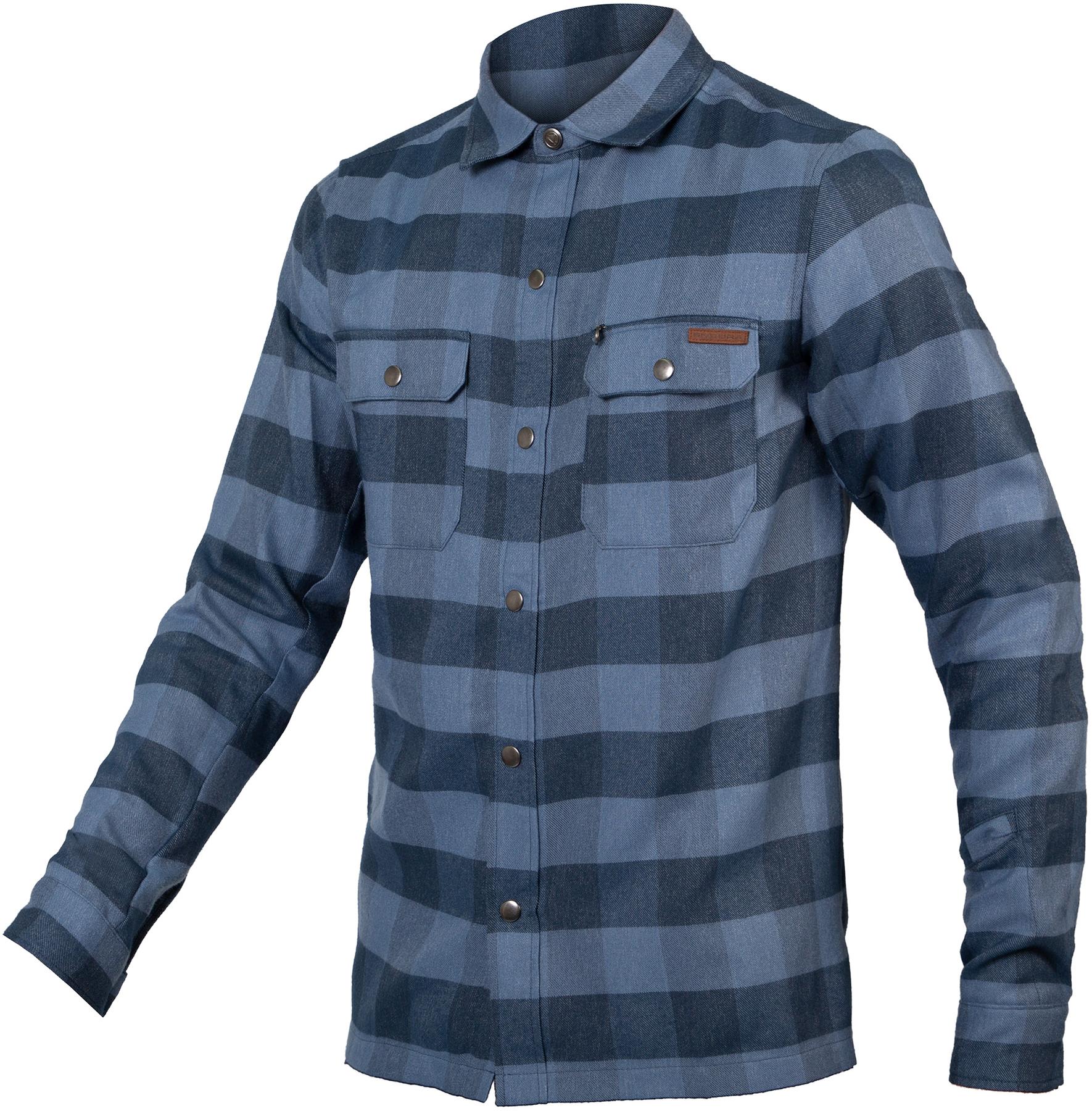 Endura Hummvee Flannel Shirt - Ensign Blue