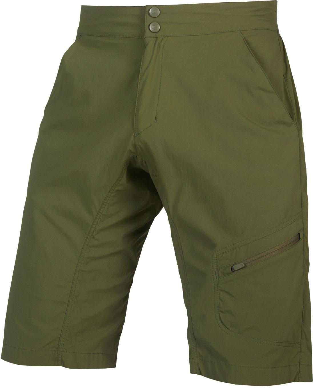 Endura Hummvee Lite Shorts With Liner - Olive Green