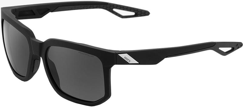 100% Centric Sunglasses - Soft Tact Black/grey Peak Polar