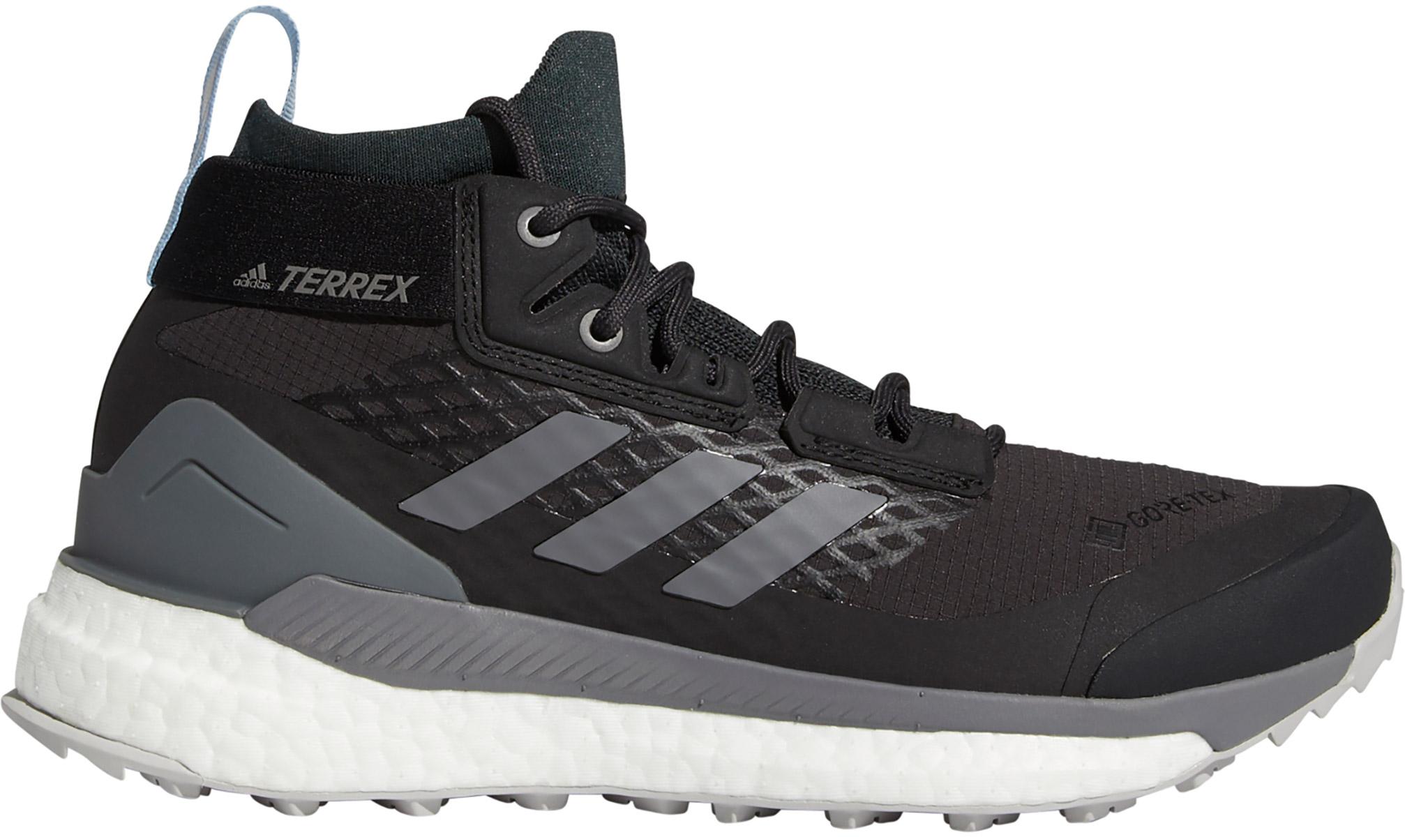Adidas Terrex Womens Free Hiker Gore-tex Hiking Shoes:bl - Carbon/grey