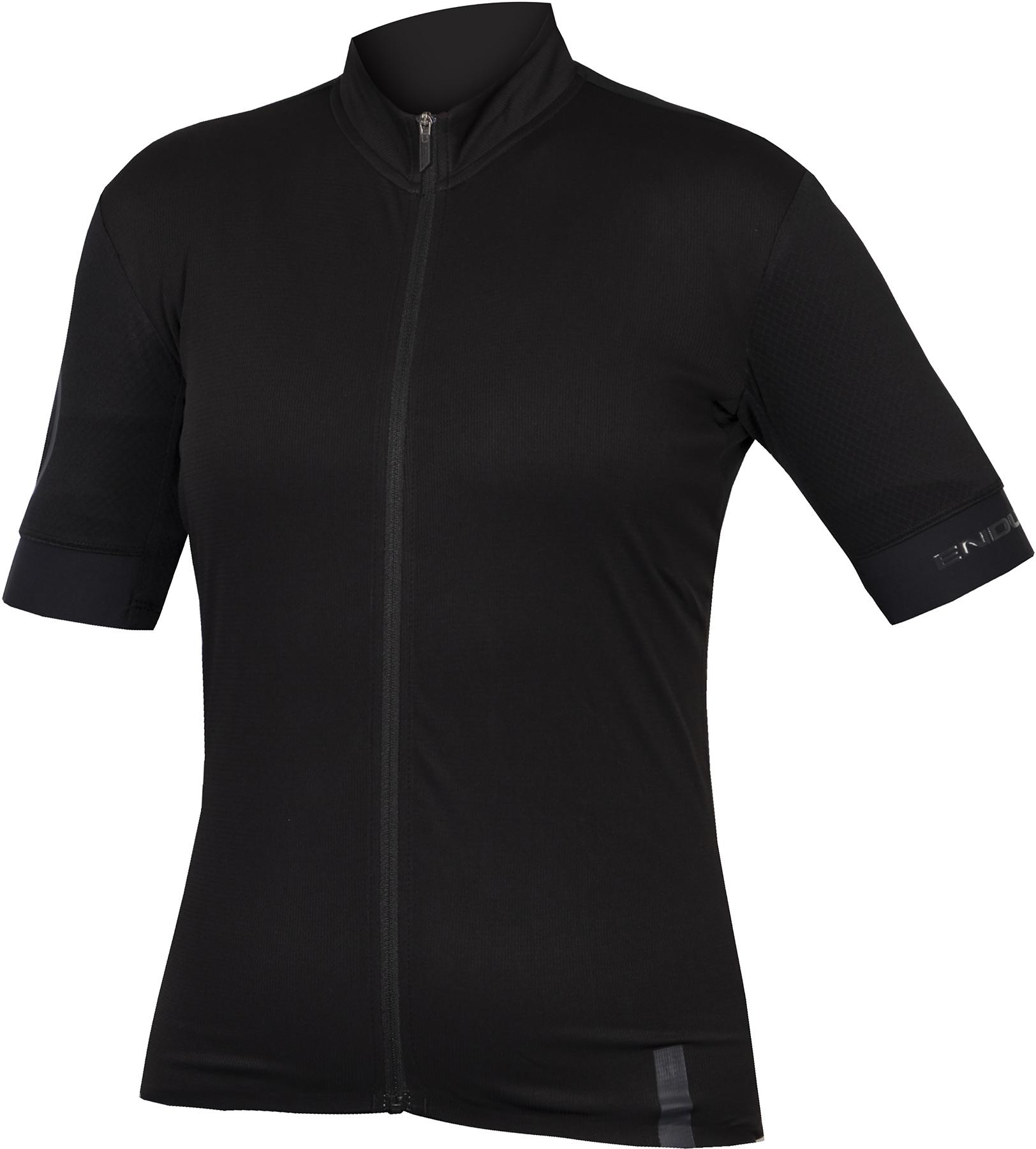 Endura Womens Fs260 Short Sleeve Cycling Jersey - Black