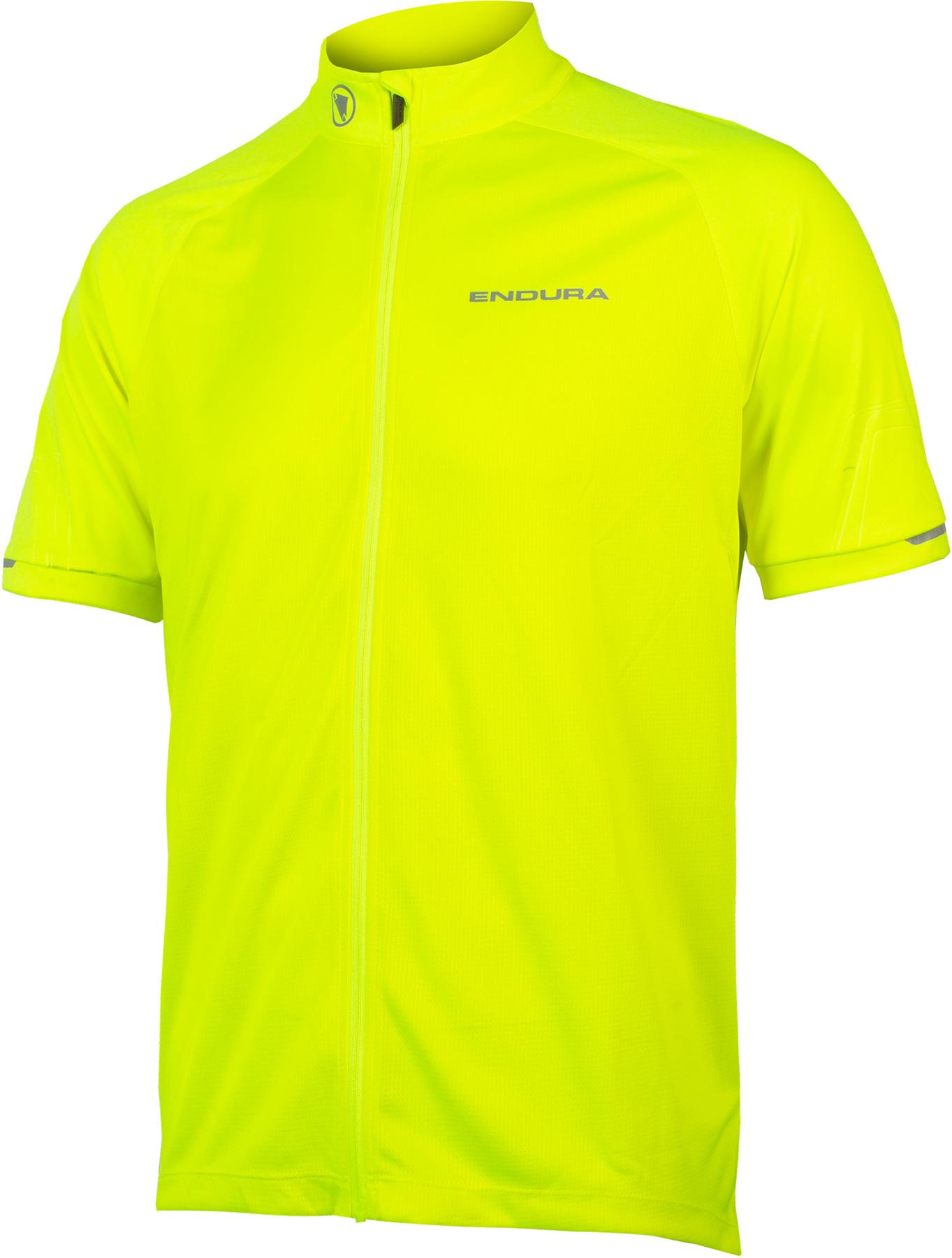 Endura Xtract Ii  Short Sleeve Cycling Jersey - Hi-viz Yellow