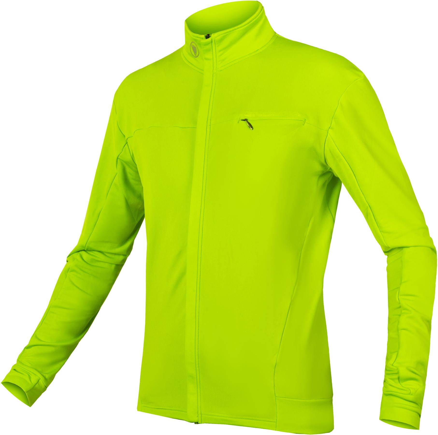 Endura Xtract Roubaix Long Sleeve Cycling Jersey - Hi-viz Yellow