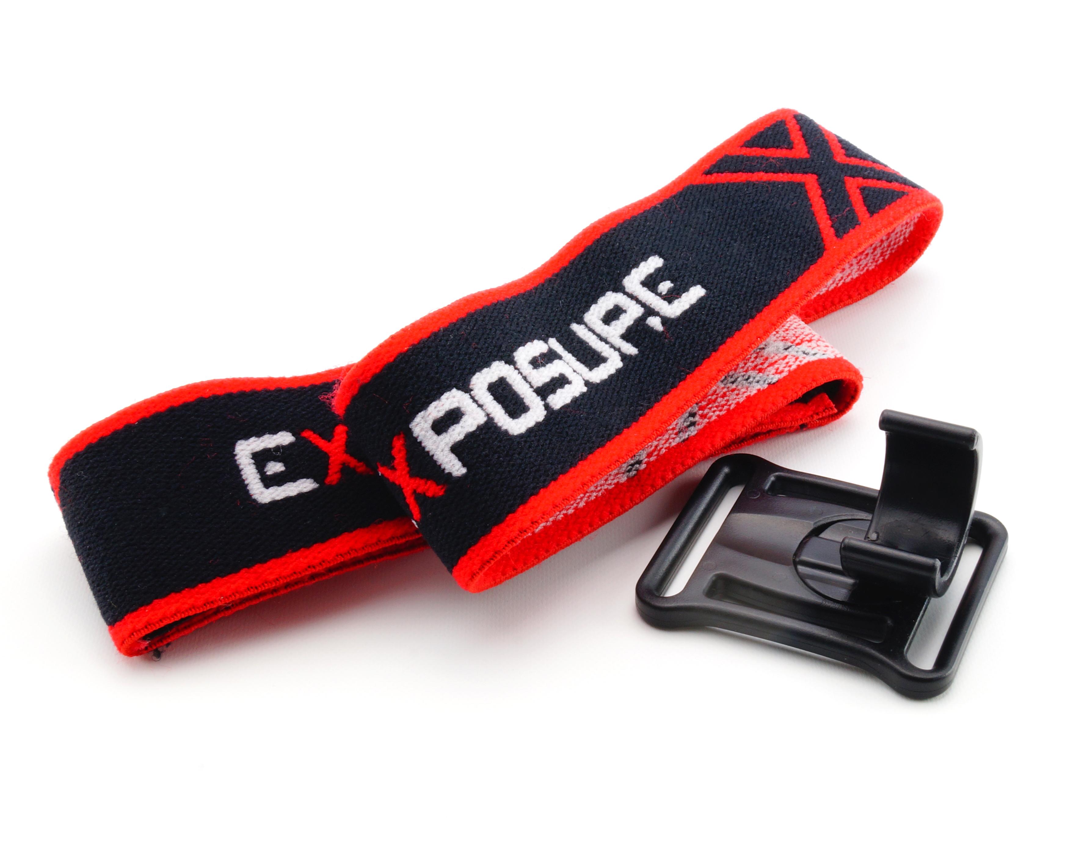 Exposure Headband With Head Torch Bracket For Verso And Raw - Black