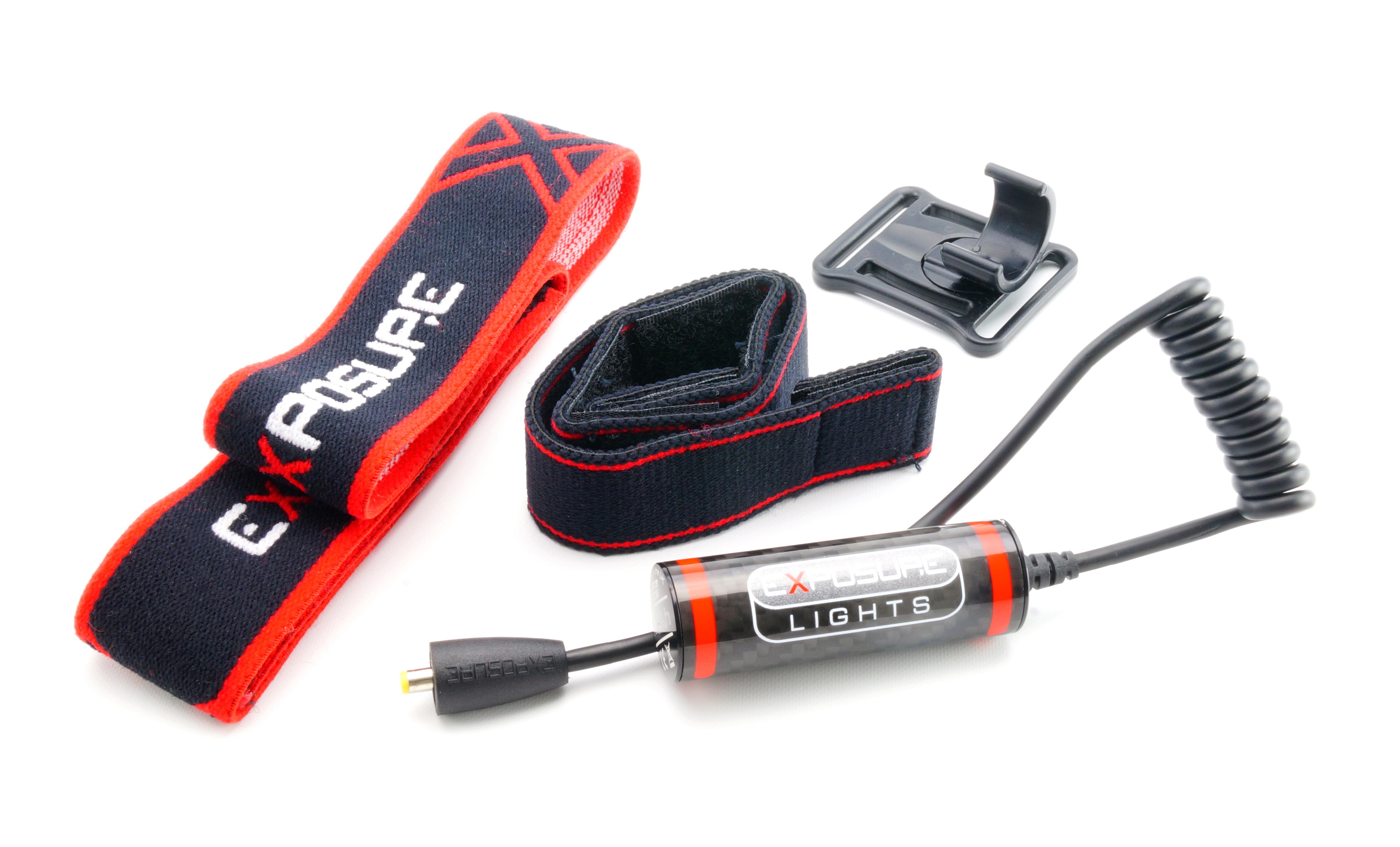 Exposure Verso Support Cell Pack 1.7a With Head Band Mount - Black