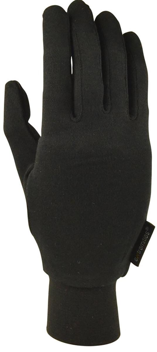 Extremities Silk Liner Glove - Black