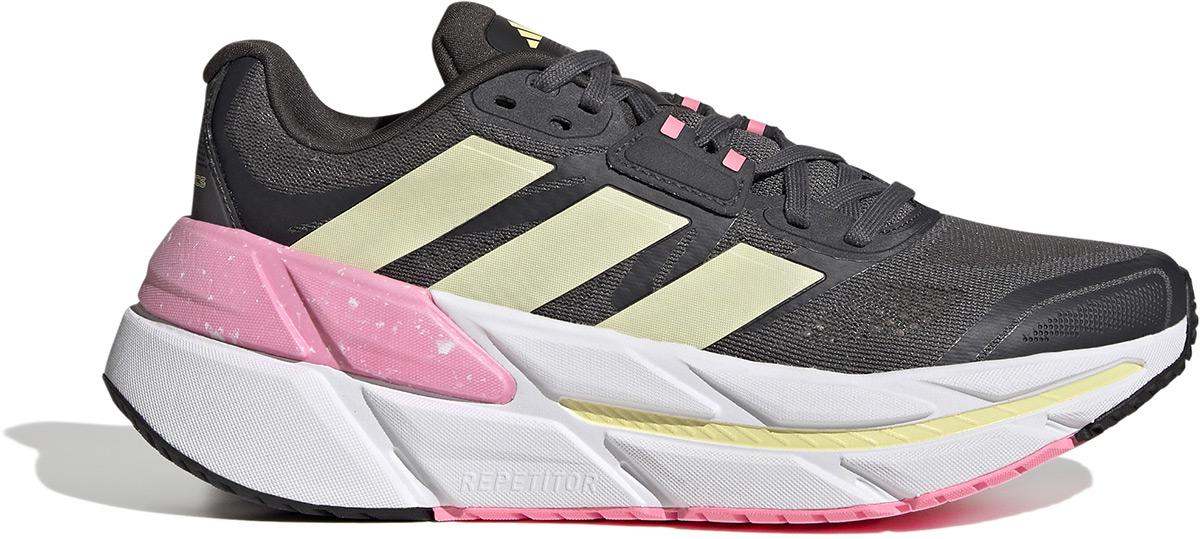 Adidas Womens Adistar Cs Running Shoes - Grey Five/almost Yellow/beam Pink