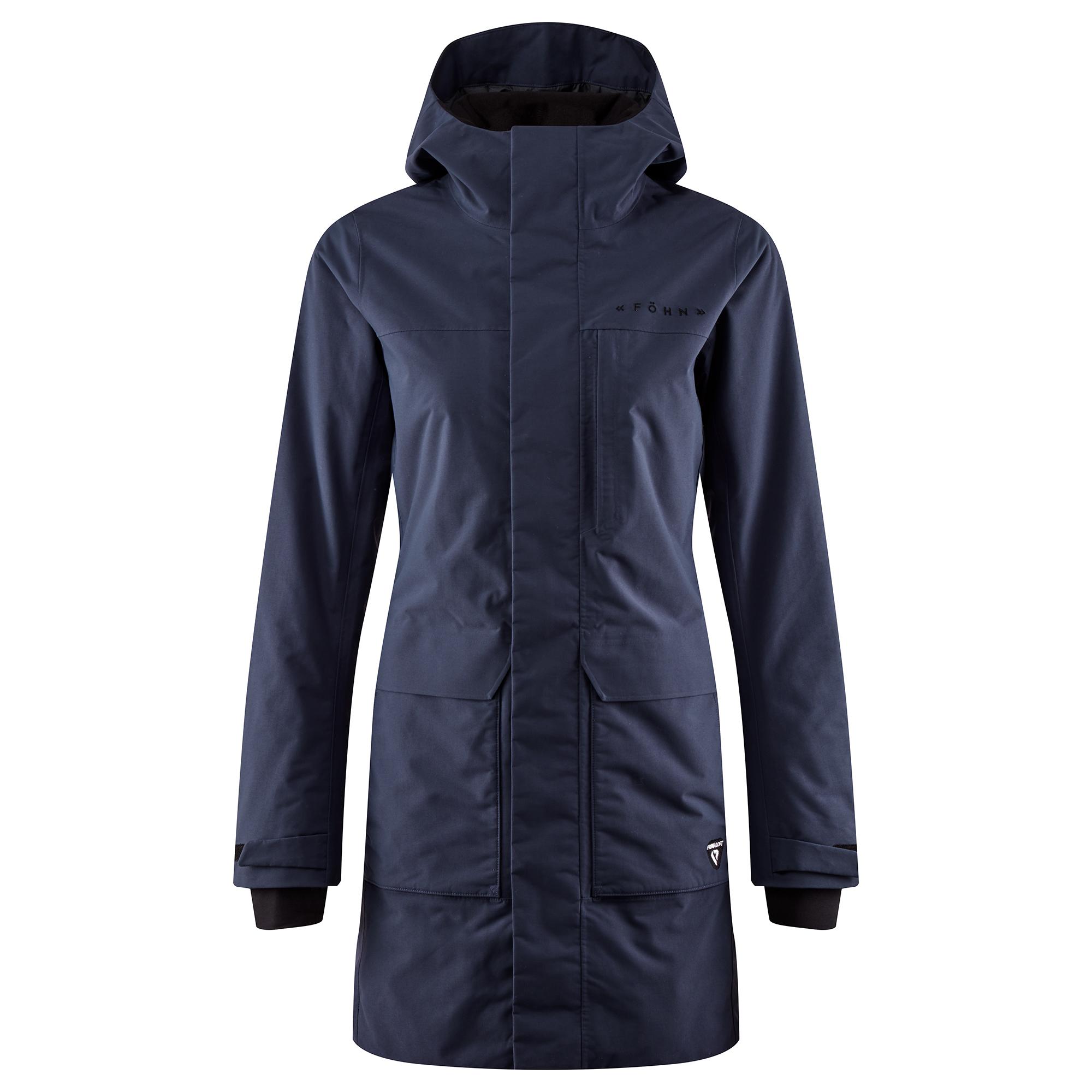 Fhn Womens Insulated Parka - Navy
